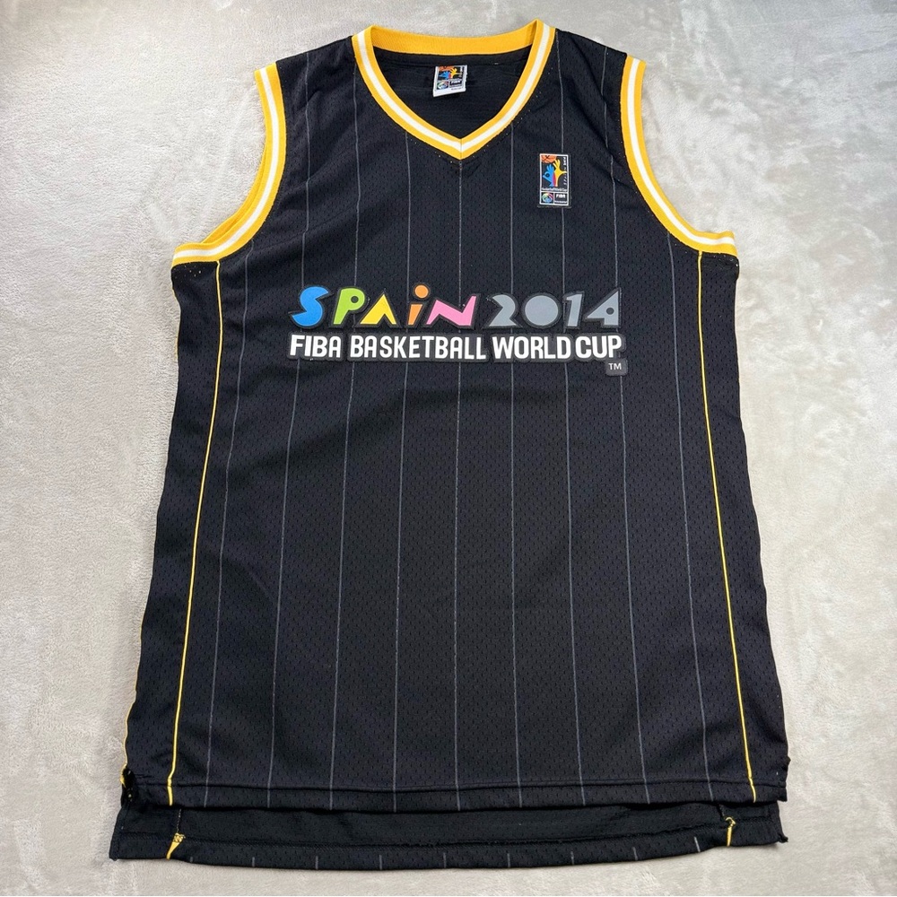 Spain 2014 Fiba Basketball World Cup #14 Jersey Men's Sz L NBA